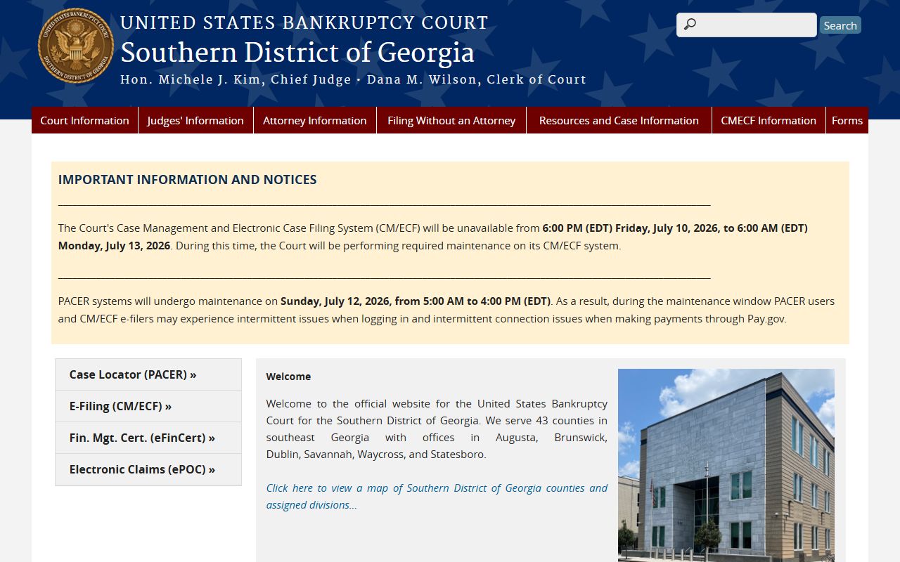 Ware County probate records related bankruptcy court source